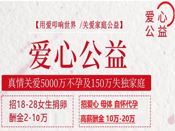 来宾捐卵助孕生子 爱心志愿者招募